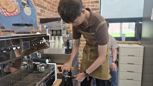 발달장애인 바리스타교실 프로그램 진행